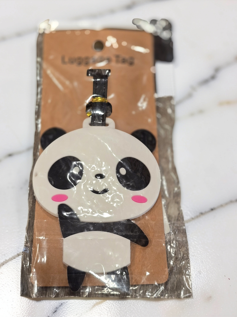 Panda Luggage Tag